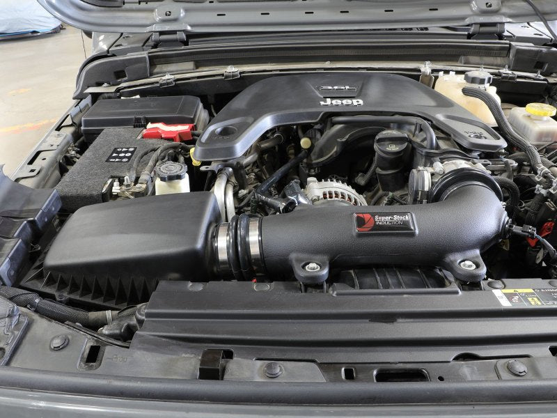 aFe Super Stock Induction System Pro 5R Media Jeep 18 - 21 Wrangler JL / 20 - 21 Gladiator JT V6 - 3.6L - CPC Performance