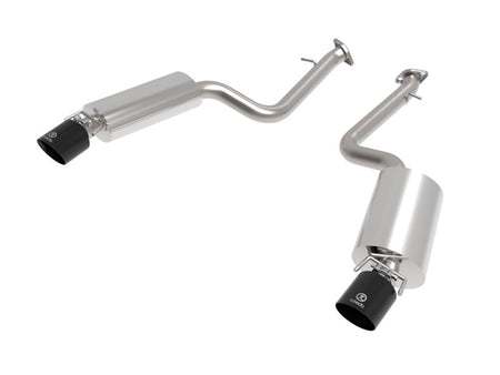 aFe Takeda 14 - 22 Lexus IS350 V6 2.5in. 304 Stainless Steel Axle - Back Exhaust System w/ Black Tip - CPC Performance