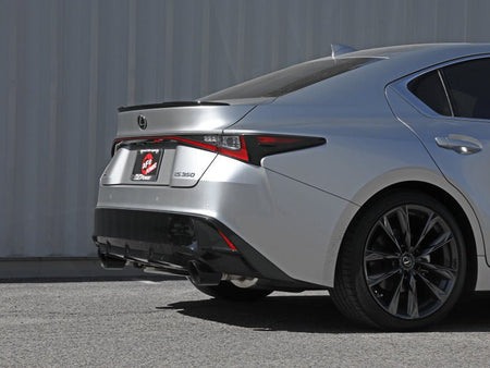 aFe Takeda 14 - 22 Lexus IS350 V6 2.5in. 304 Stainless Steel Axle - Back Exhaust System w/ Black Tip - CPC Performance