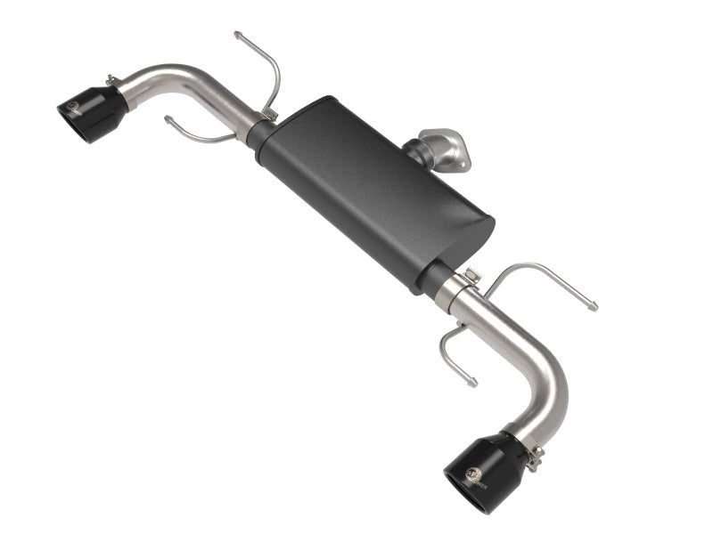 aFe Takeda 17 - 21 Mazda CX - 5 2.5L (t) 2.5in. SS Axle - Back Exhaust System w/Black Tips - CPC Performance