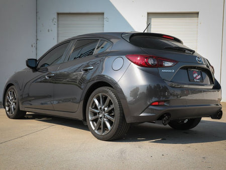 aFe Takeda 2 - 1/2in 304 SS Axle - Back Exhaust w/ Carbon Fiber Tips 14 - 18 Mazda 3 L4 2.0L/2.5L - CPC Performance