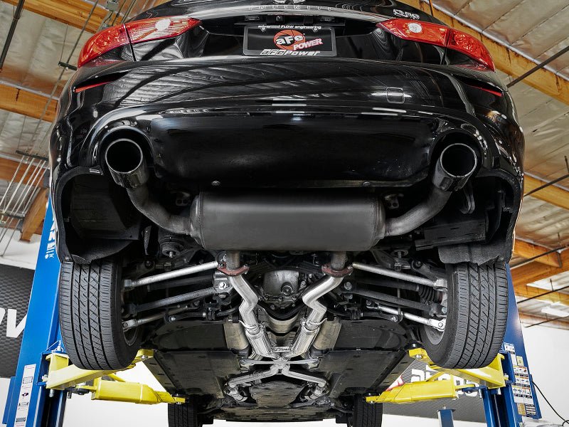 aFe Takeda 2.5in to 3in 304 SS Y - Pipe Exhaust System 16 - 18 Infiniti Q50/Q60 V6 - 3.0L (tt) - CPC Performance