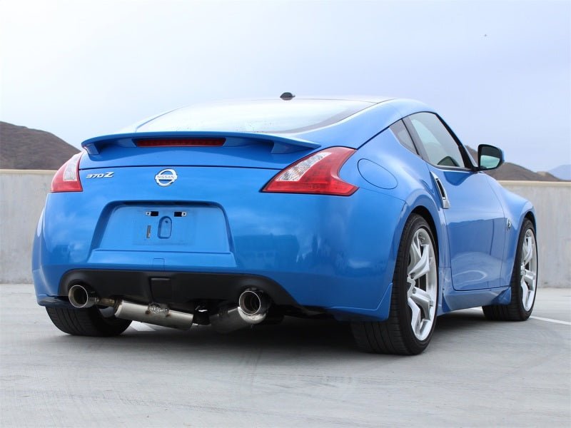 aFe Takeda 2.5inch SS Exhaust Cat - Back 09 - 13 Nissan 370Z V6 3.7L Polished Tips - CPC Performance