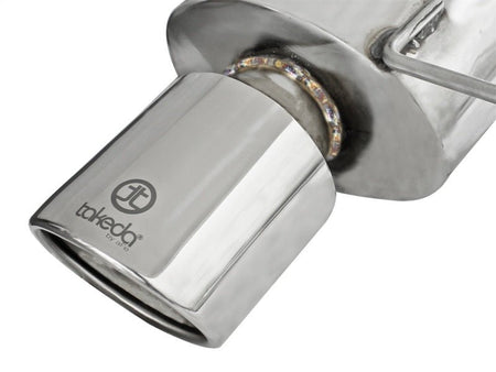 aFe Takeda Exhaust 2.25in to 2in Dia 304SS Cat - Back w/Polished Tips 08 - 12 Honda Accord Coupe V6 3.5L - CPC Performance