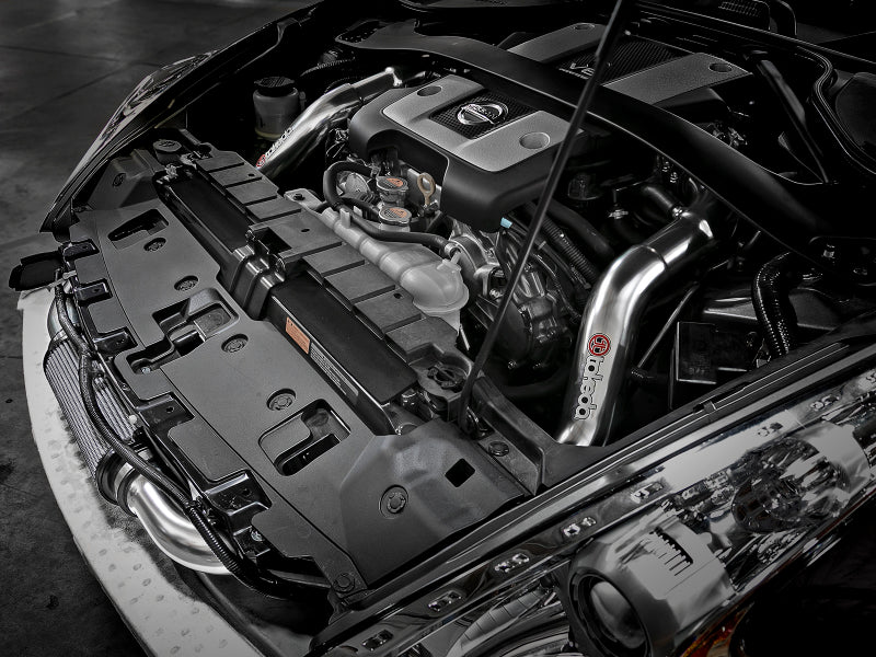 aFe Takeda Intake Stage - 2 Polished Pro DRY S 09 - 17 Nissan 370Z V6 3.7L - CPC Performance