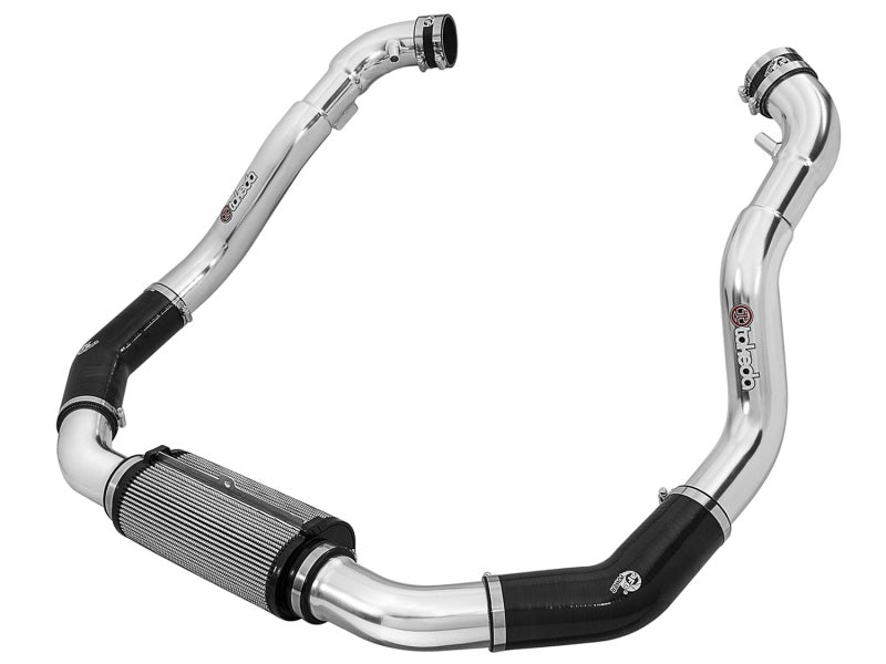 aFe Takeda Intake Stage - 2 Polished Pro DRY S 09 - 17 Nissan 370Z V6 3.7L - CPC Performance