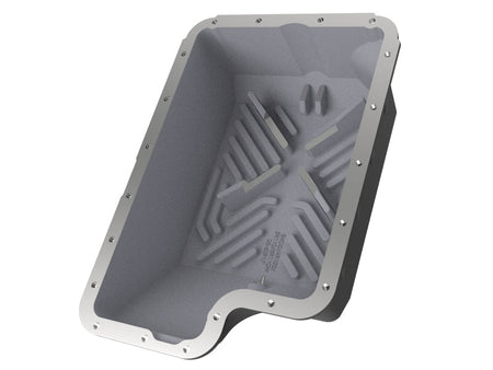 afe Transmission Pan (Black); Ford Diesel Trucks 03 - 10 V8 - 6.0/6.4L (td) - CPC Performance