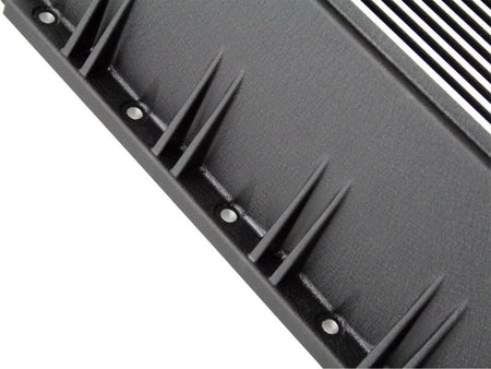 afe Transmission Pan (Black); Ford Diesel Trucks 03 - 10 V8 - 6.0/6.4L (td) - CPC Performance