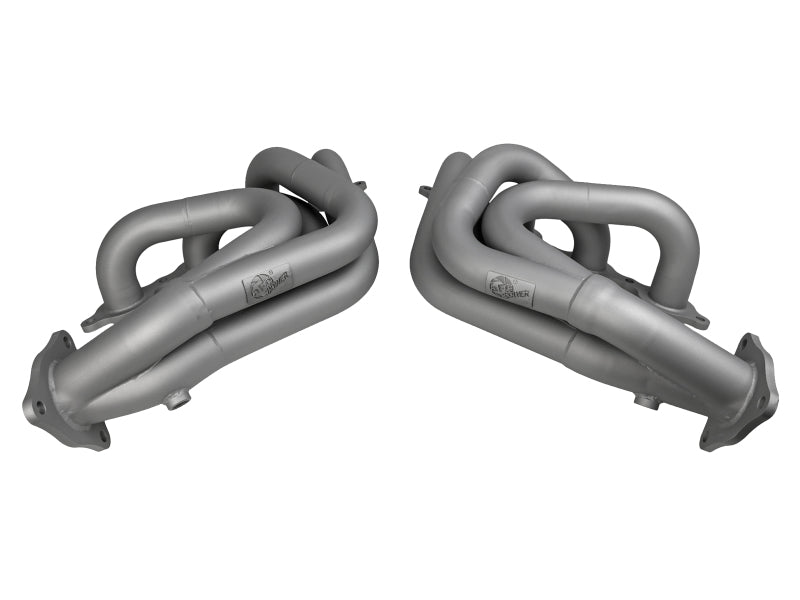 aFe Twisted 304SS Header 2020 Chevy Corvette (C8) 6.2L V8 - Titanium Ceramic Coated - CPC Performance