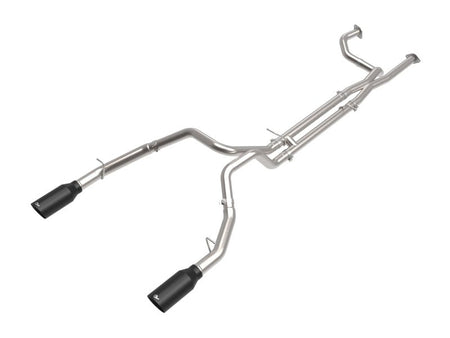 aFe Vulcan Series 3in 304SS Cat - Back Exhaust 21+ Ram 1500 TRX V8 - 6.2L w/ Black Tips - CPC Performance