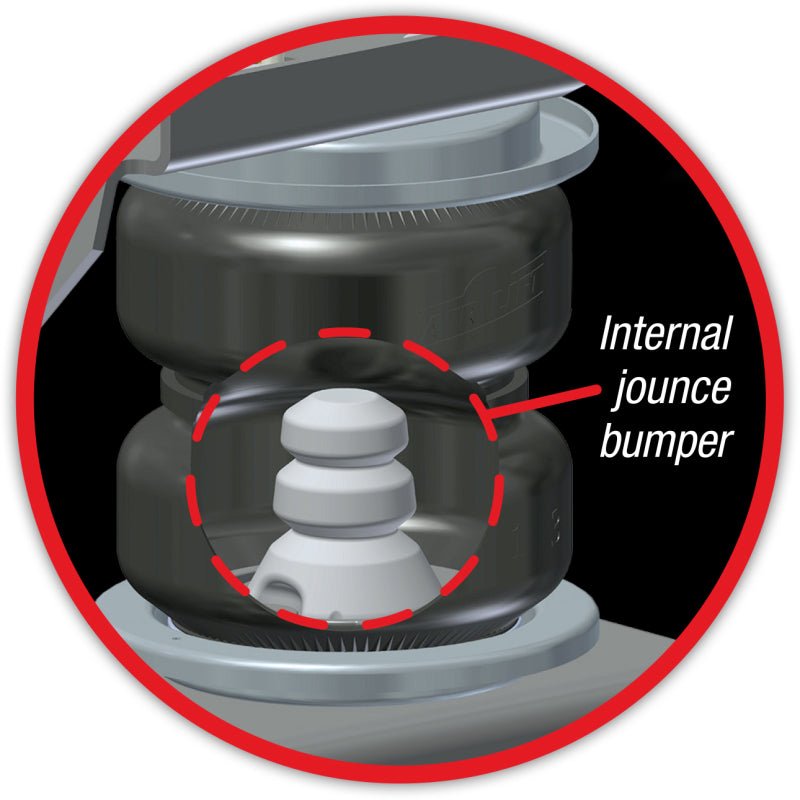 Air Lift Replacement Air Spring - Loadlifter 5000 Ultimate Bellows Type w/ internal Jounce Bumper - CPC Performance