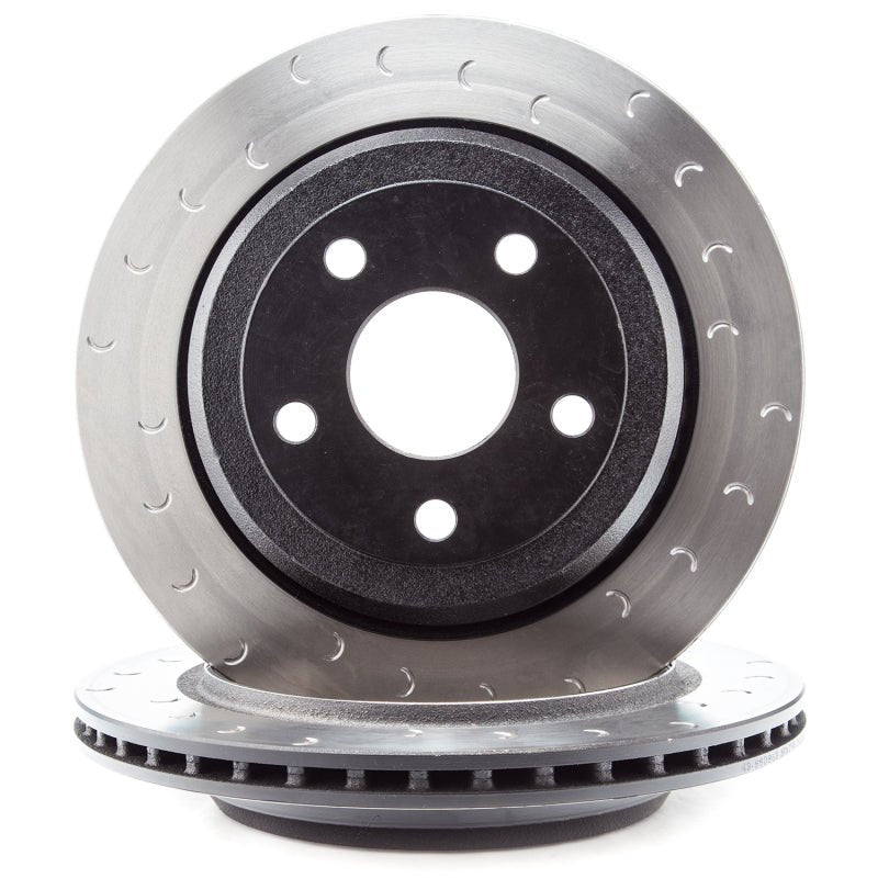 Alcon 2007+ Jeep JK - JL 330x22mm Rotors 4 - Piston Calipers Rear Brake Kit (Includes Brake Lines) - Red - CPC Performance