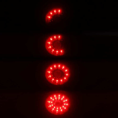 AlphaRex 05 - 13 Chevrolet Corvette PRO - Series LED Tail Lights Jet Black - CPC Performance