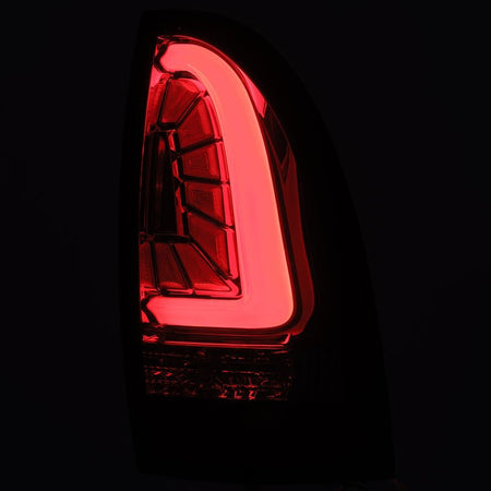 AlphaRex 05 - 15 Toyota Tacoma PRO - Series LED Tail Lights Red Smoke - CPC Performance