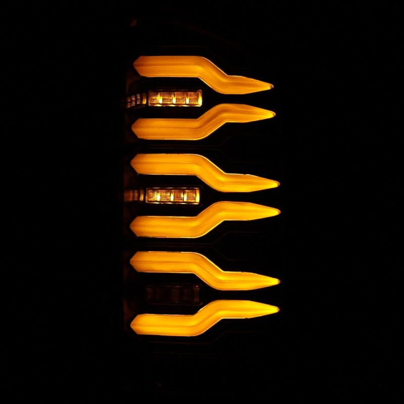 AlphaRex 07 - 08 Dodge Ram1500/07 - 09 Dodge Ram 2500+3500 Luxx - Series LED Tail Lights(Pair) Alpha Black - CPC Performance