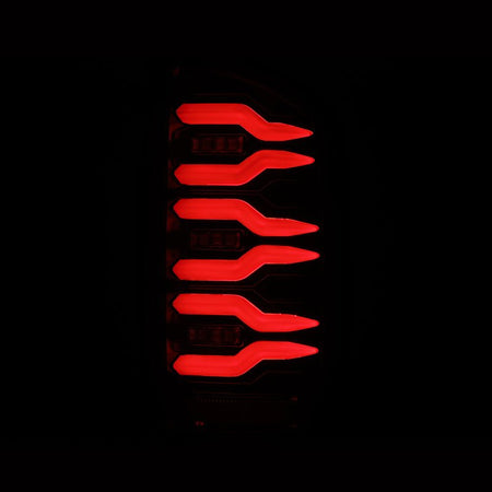 AlphaRex 07 - 08 Dodge Ram1500/07 - 09 Dodge Ram 2500+3500 Luxx - Series LED Tail Lights(Pair) Alpha Black - CPC Performance