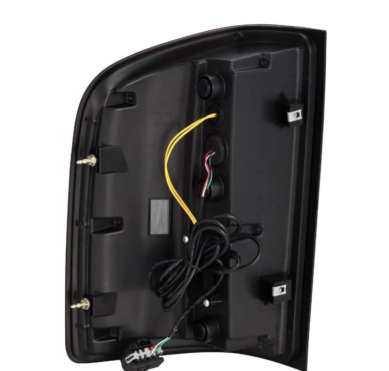 AlphaRex 07 - 13 Chevrolet Silverado 1500 (Ex. Hybrid Models) LUXX - Series LED Tail Lights Alpha - Black - CPC Performance