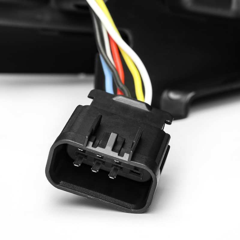 AlphaRex 07 - 13 Chevy 1500 LUXX LED Proj Headlights Plank Style Jet Blk w/ Activ Light/Seq Signal/DRL - CPC Performance