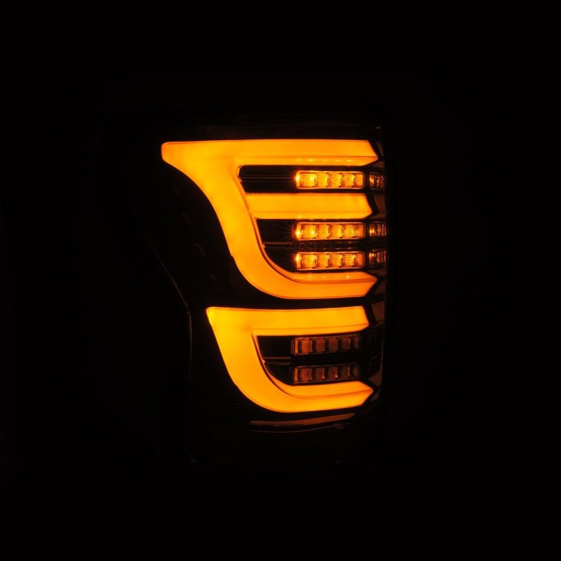 AlphaRex 07 - 13 Toyota Tundra LUXX - Series LED Tail Lights Alpha - Black - CPC Performance