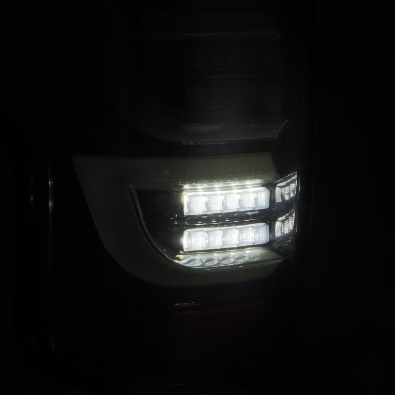 AlphaRex 07 - 13 Toyota Tundra LUXX - Series LED Tail Lights Alpha - Black - CPC Performance