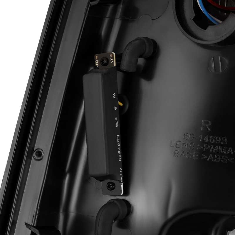 AlphaRex 09 - 18 Dodge Ram 1500 PRO - Series LED Tail Lights Jet Black - CPC Performance