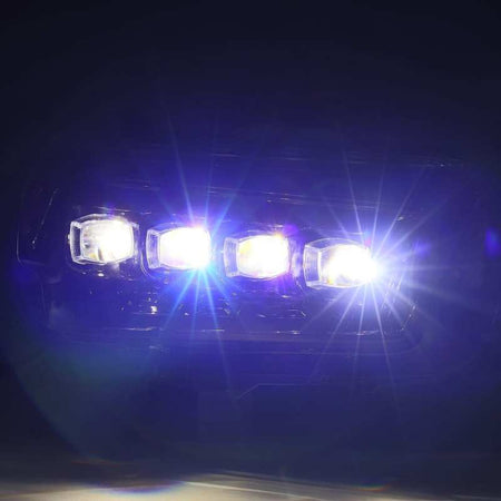 AlphaRex 10 - 13 Toyota 4Runner NOVA LED Proj Headlights Plank Style Alpha Black w/Seq Signal/DRL - CPC Performance