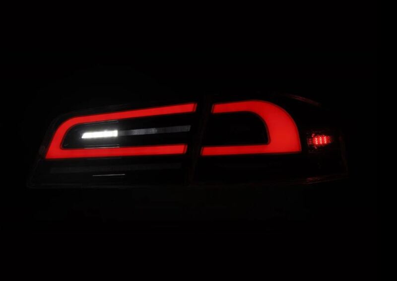 AlphaRex 12 - 21 Tesla Model S LUXX - Series LED Tail Lights - Alpha - Black - CPC Performance