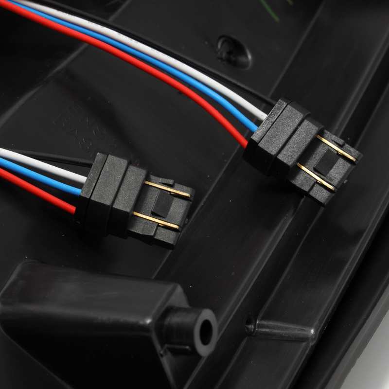 AlphaRex 14 - 18 Chevrolet Silverado 1500 PRO - Series LED Tail Lights Jet Black - CPC Performance