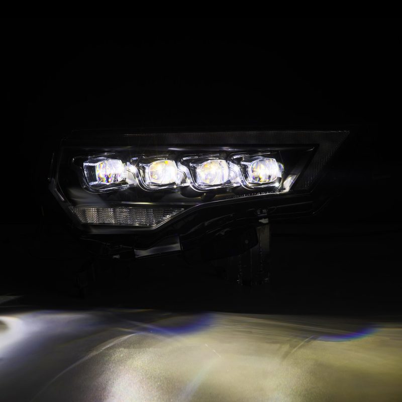 AlphaRex 14 - 22 Toyota 4Runner (2021 Req. Conv) NOVA LED Proj HL Blk w/Actv Light & Seq. Sig + SB DRL - CPC Performance