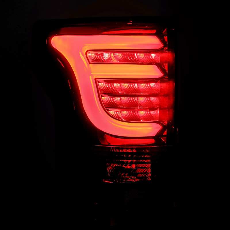 AlphaRex 15 - 17 Ford F - 150 (Excl Models w/Blind Spot Sensor) PRO - Series LED Tail Lights Jet Black - CPC Performance