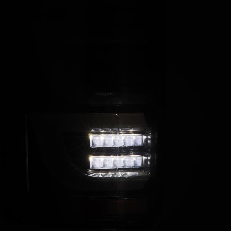 AlphaRex 15 - 20 Ford F150 Luxx - Series LED Tail Lights Alpha - Black - CPC Performance