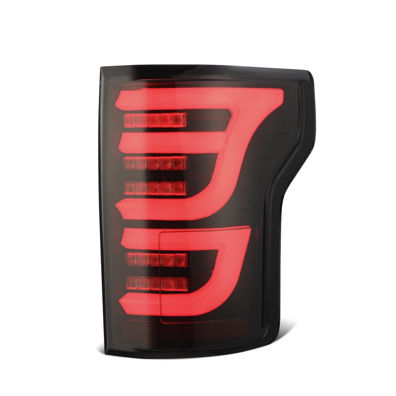 AlphaRex 15 - 20 Ford F150 Luxx - Series LED Tail Lights Alpha - Black - CPC Performance