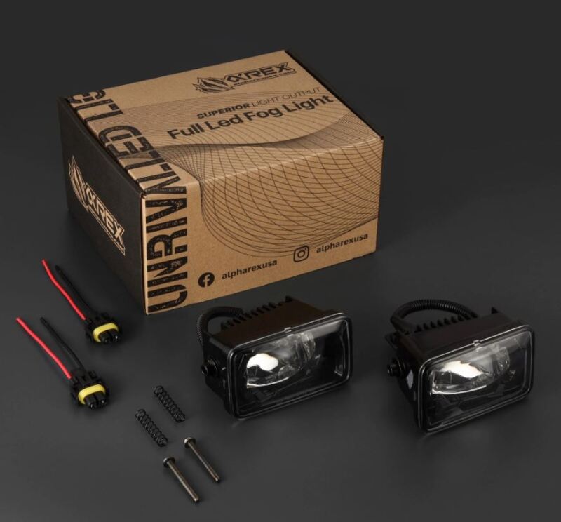 AlphaRex 15 - 20 Ford F150/17 - 22 Super Duty DoubleTap Dual Color LED Projector Fog Lights - CPC Performance