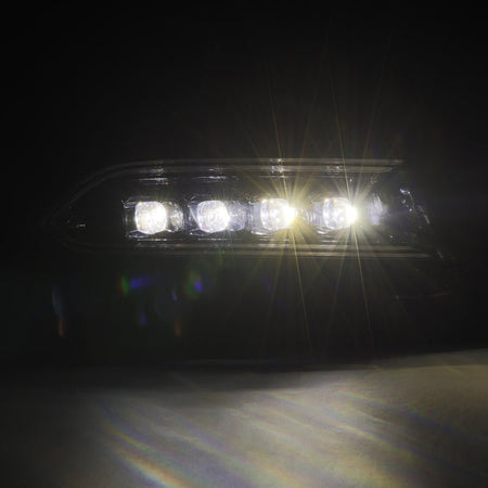 AlphaRex 15 - 23 Dodge Charger NOVA LED Proj Headlights Alpha - Blk w/Actv Light & Seq.Sig / SB DRL - CPC Performance