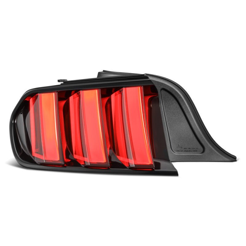 AlphaRex 15 - 23 Ford Mustang NOVA - Series Prismatic LED Tail Lights Alpha - Black - CPC Performance
