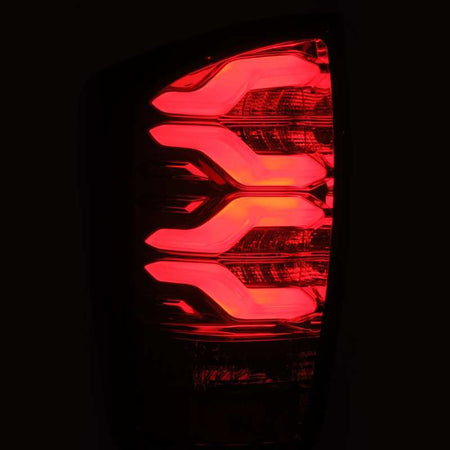 AlphaRex 16 - 20 Toyota Tacoma PRO - Series LED Tail Lights Red Smoke - CPC Performance