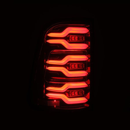 AlphaRex 19 - 21 Dodge Ram 1500 Luxx - Series LED Tail Lights Alpha - Black w/Activ Light/Seq Signal - CPC Performance