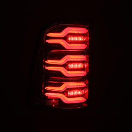 AlphaRex 19 - 21 Dodge Ram 1500 Luxx - Series LED Tail Lights Alpha - Black w/Activ Light/Seq Signal - CPC Performance