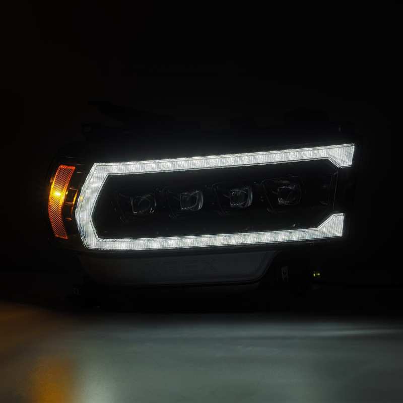AlphaRex 19 - 21 Ram 2500 NOVA LED Proj Headlights Plank Style Alpha Blk w/Activ Light/Seq Signal/DRL - CPC Performance