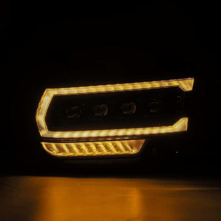 AlphaRex 19 - 21 Ram 2500 NOVA LED Proj Headlights Plank Style Alpha Blk w/Activ Light/Seq Signal/DRL - CPC Performance