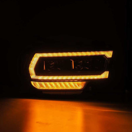 AlphaRex 19 - 21 Ram 2500 PRO - Series Projector Headlights Plank Style Alpha Black w/Activation Light - CPC Performance