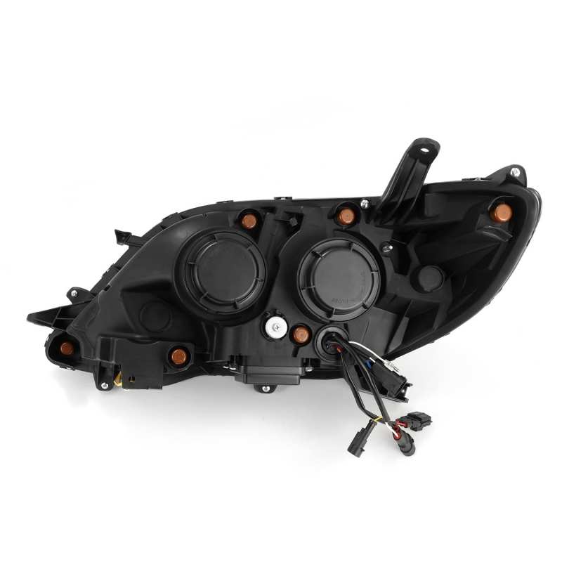 AlphaRex 2011+ Toyota Sienna NOVA LED Proj Headlights Plank Style Black w/Activ Light/Seq Signal/DRL - CPC Performance