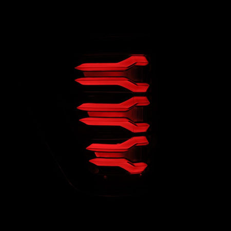 AlphaRex 21 - 22 Ford F150 LUXX LED Projector Tail Lights - Alpha - Black - CPC Performance