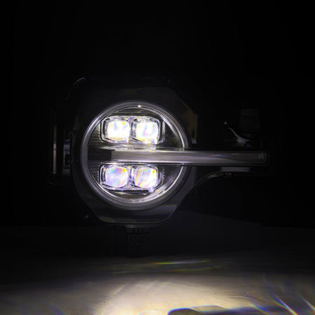 AlphaRex 21 - 23 Ford Bronco NOVA LED Projector Headlights Black - CPC Performance