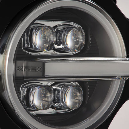 AlphaRex 21 - 23 Ford Bronco NOVA LED Projector Headlights Black - CPC Performance