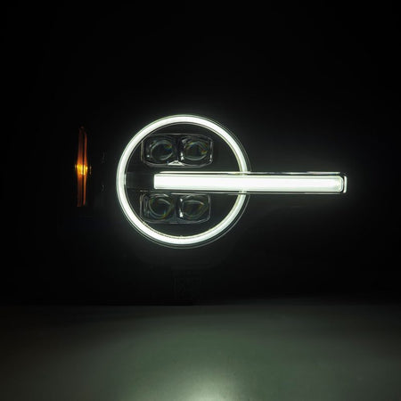 AlphaRex 21 - 23 Ford Bronco NOVA LED Projector Headlights Black - CPC Performance