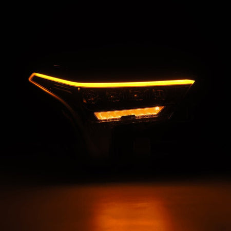 AlphaRex 22 - 23 Toyota Tundra NOVA - Series Headlights Alpha - Black w/Amber DRL - Req 810029 OR 810030 - CPC Performance