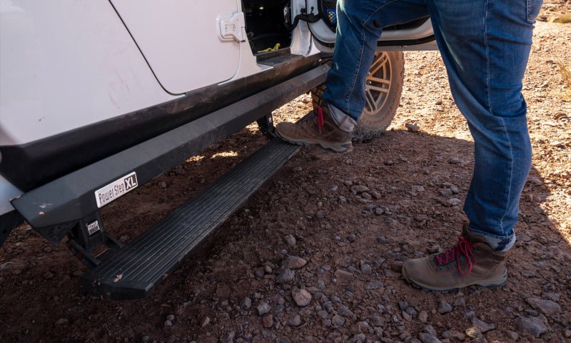 AMP Research 20 - 24 Jeep JT Gladiator (Launch/Overlnd/Rubicon/Sport/Sport S) PowerStep XL - Black - CPC Performance