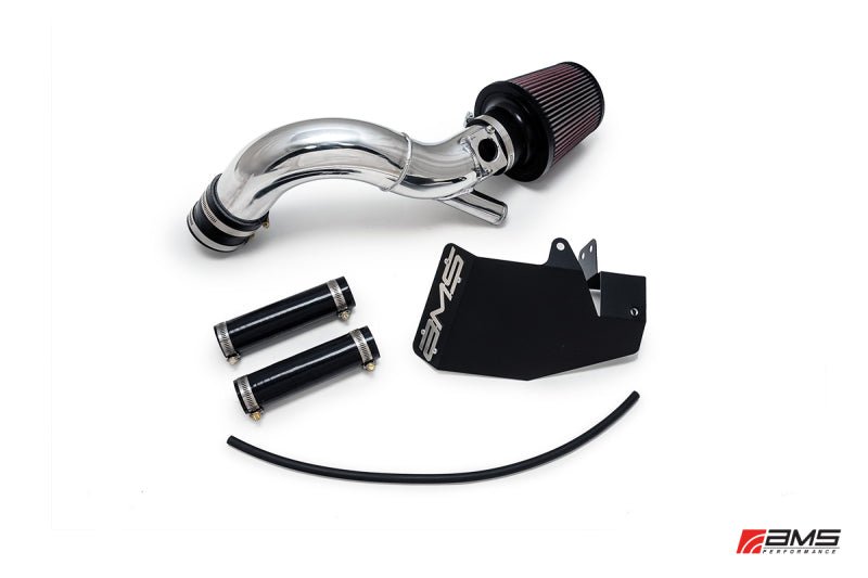 AMS Performance 08 - 15 Mitsubishi EVO X Replacement Intake Pipe w/MAF Housing & Bungs - Polished - CPC Performance