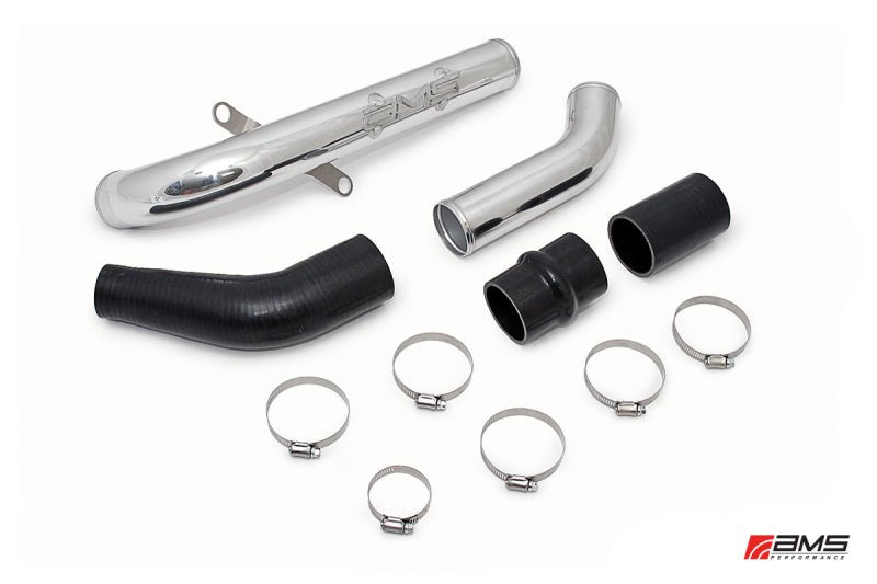 AMS Performance 08 - 15 Mitsubishi EVO X Upper I/C Pipe - Polished - CPC Performance